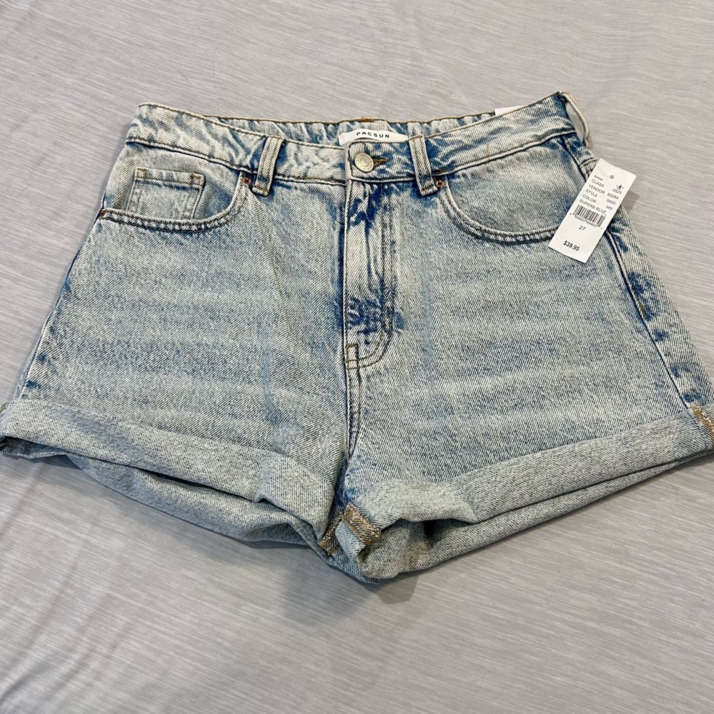 PacSun Denim Mom Shorts